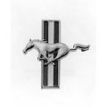 1965-66 Reproduction Glove Box Emblem  (Curved)